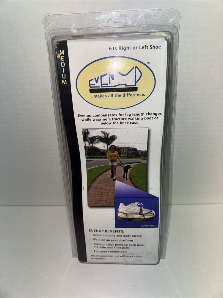 EVEN Up Shoe Lift OPED Adjustable Leveler Balancer Medium M 8.5-10.5 W 9-11 CB