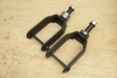 PAIR Caster Forks for Quickie Pulse 6 / 5 Q500M Q300M Zippie ZM-310 Power Chairs