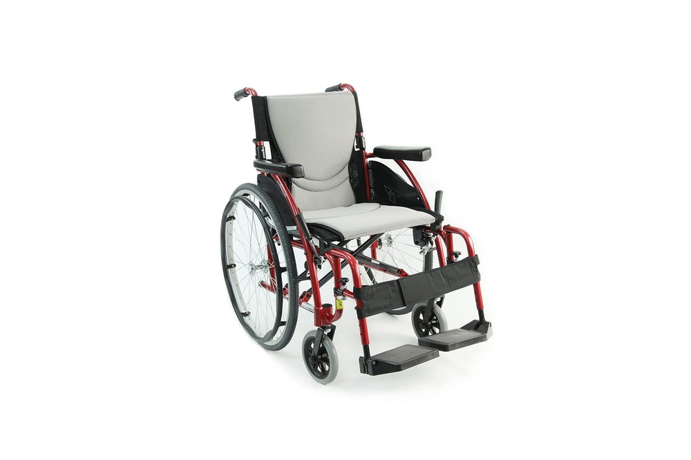 Karman S-115 25 lbs Ultra Light Ergonomic Wheelchair with Removable Footrest …