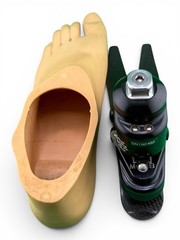 Blatchford echelon hydraulic ankle prosthetic foot. Size 26. Category 5. Left
