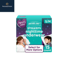 Parent’s Choice Ultimate Care Nighttime Underwear for Boys & Girls S/M, 15 Count