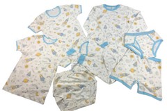 Adult snap crotch shorts Space print
