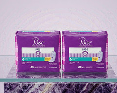 (Pack of 2) Poise Incontinence Pads, 3 Drop Moderate Absorbency, 20 Pads