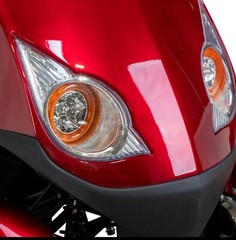 Platinum Mobility Scooter Ships Assembled 500 lb Cap USA Warranty 15 mph Red