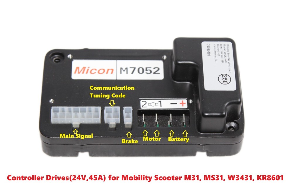 Mobility Scooter Controller Drives 24V45A for Mobility Scooter MS31 W3431 KR8601