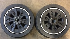 6″x2″ Front or Rear Caster Wheel black Tire for Jazzy air 2 Wheelchairs