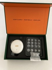 Jiuyee Rechargeable Bluetooth Hearing Aid NIB Pearl White Medical Technology