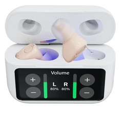 Audien Hearing ATOM X – Rechargeable OTC Hearing Aids NEWEST MODEL (NEW SEALED)