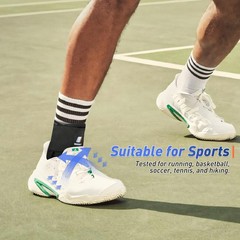 Quick Lace Up Ankle Brace with Removable Stabilizers | Support for Sports, Runni