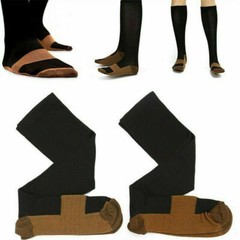 6 Pairs Copper Compression Socks 20-30mmHg Graduated Support Mens Womens S-XXL