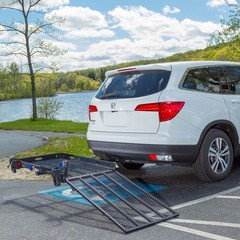Silver Spring Hitch Powerchair Carrier 400lb Essential Travel +Cover SC400-EK-W