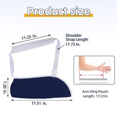 Arm Sling Large Size, Shoulder, Elbow, Wrist Injury, Lightweight, Breathable