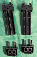 Permobil Corpus Seat Track Channel Rail End Caps, dust caps and more