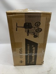 BlessReach All Terrain Foldable Knee Scooter Walker Crutches Alternative Black