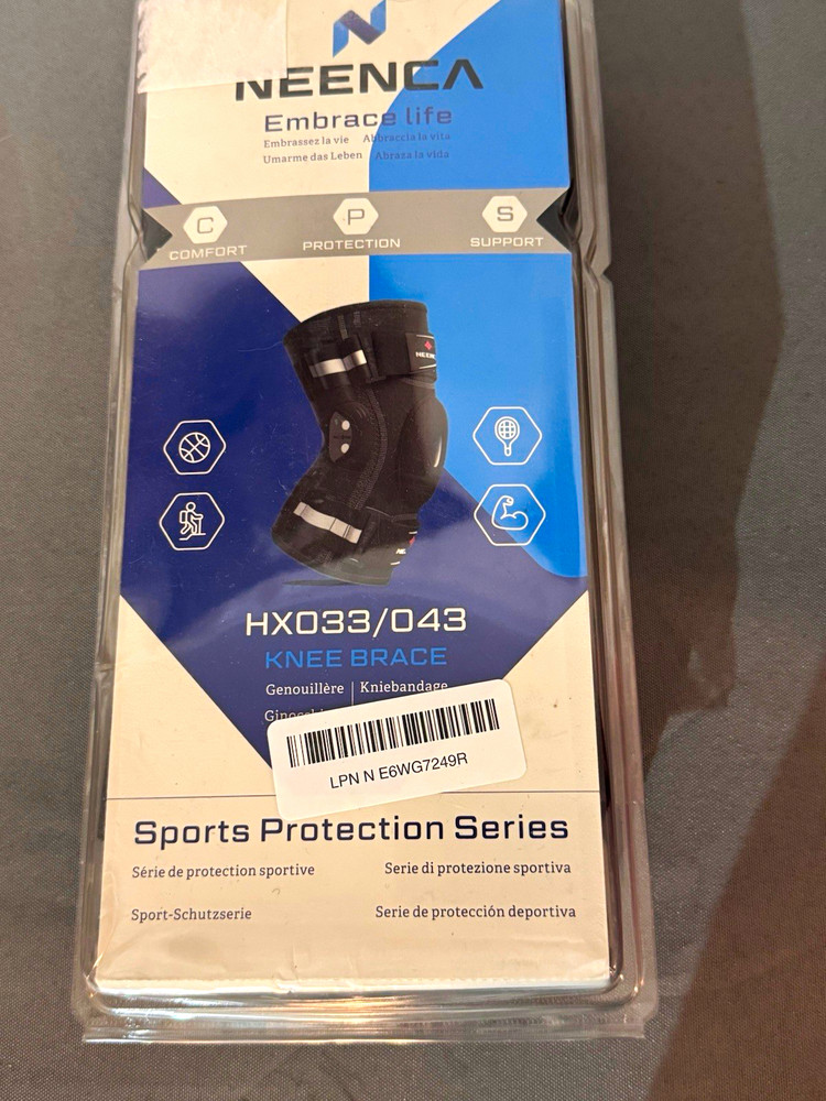 NEENCA HX033/043 Hinged Knee Support Brace Sports Unisex 4XL Black
