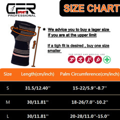 Copper Wrist Support Brace Compression Sleeve Arthritis Carpal Tunnel Hand Wrap