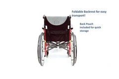 Karman S-115 25 lbs Ultra Light Ergonomic Wheelchair with Removable Footrest …