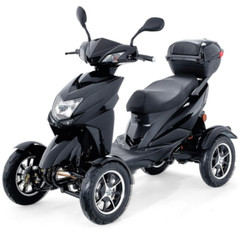 Heavy Duty 4-Wheel Mobility Scooters 40 Miles 3-Speed 500W 450Lbs Capacity