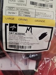 MEDLINE POST OP Semi Rigid Womes Shoe Size Large Black New In Package