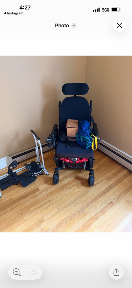 Excellent Condition Pre owned Custom motorized wheel chair