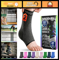 Compression Ankle Brace Socks for Sprains & Tendonitis – Support for Men & Women