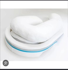 MedCline LP Shoulder Relief System Contoured Bed Wedge Pillow Set White/Blue