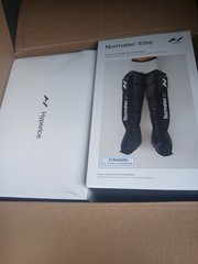 Hyperice Normatec Elite Dynamic Air Compression Leg Sleeve Standard Black