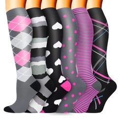 Sooverki Compression Socks For Women Men 6 Pairs Is Best Supportive Knee High