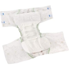 2 Pack of Crinklz Original Teddy Print Adult Diapers TAB Style Size Medium ABDL