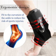 Ankle Brace Support Stabilizer Foot Guard Sprain Pain Relief Drop Foot Strap