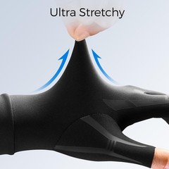 Compression Gloves for Arthritis Relief – Adjustable Size S, Black