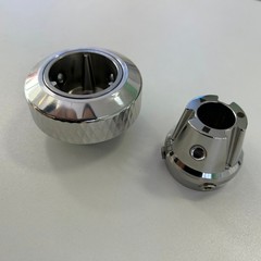Titanium/Stainless Steel Quickchange Adapter One Button Quick Release 150kg