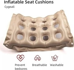Inflatable Seat Cushion 17×17 for Pressure Relief, Wheelchair Air Waffle Pad