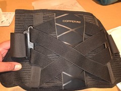 Copper Fit X Back – Support Brace – Black Face MESH: 100% Polyester / Back: 100%
