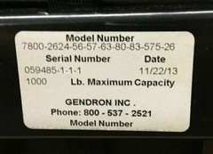 Gendron 7800 Regency Powerchair w/ Power Recline-1000 Capacity-Seat 26″W x 24″L