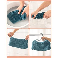 3Pcs/Pack Bathroom Soft Thicker Warmer Stretchable Washable Cloth Toilet Gray