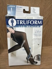 TRUFORM Moderate Lites Ladies Sheer Thigh High 15-20mmHg (Nude) Large