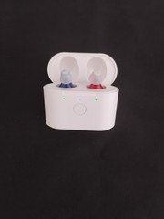 TWO RECHARGEABLE tiny digital amplifiers 3 programs NOISE & HIGH FREQUENCY USA