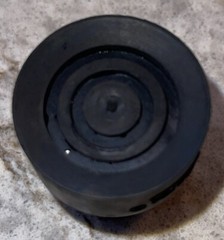 Carex Cane Tip 1″ Opening Metal Reinforced Black A720-00