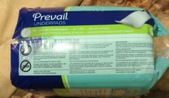 Prevail Disposable Underpads size Large 23″ X 36″ (15 count) 2-Package