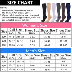 Compression Socks Sports Stockings Womens Mens Knee High 20-30 mmHG S-2XL NEW