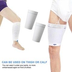4 Pcs Catheter Leg Bag Holder Urine Bag Holders Stay in Place Carer Leg Bag Slee