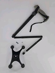 Rehand Walking Cane Foldable Adjustable Tool Collapsible Black All Terrain