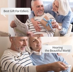 HearCare G400 Rechargeable Hearing Amplifier Noise Cancelling Earbuds ITE New