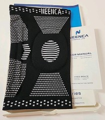 NEENCA HX051 Professional Knee Brace Size 2XL Black & White Sport Active Support