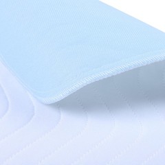 6x Reusable Washable Incontinence Pad – Blue/White, 45x60cm