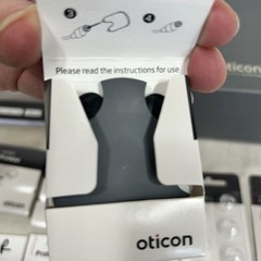 Oticon miniFit 8mm Open Domes Prowax Case Hearing Aid Accessories Manual