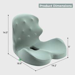 Trucker Seat Cushions with Lumbar Support & Massage Head for Long Sitting Pads