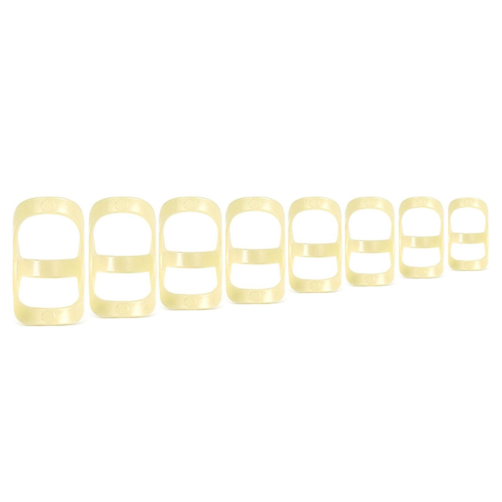 8-40 PCS Oval Finger Splints Trigger Finger Kit for Size 5,6,7,8,9,10,11,12 US