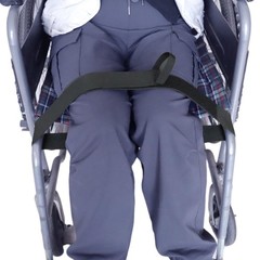 2 Pack Wheelchair Thigh Strap Leg for Keeping Legs Black